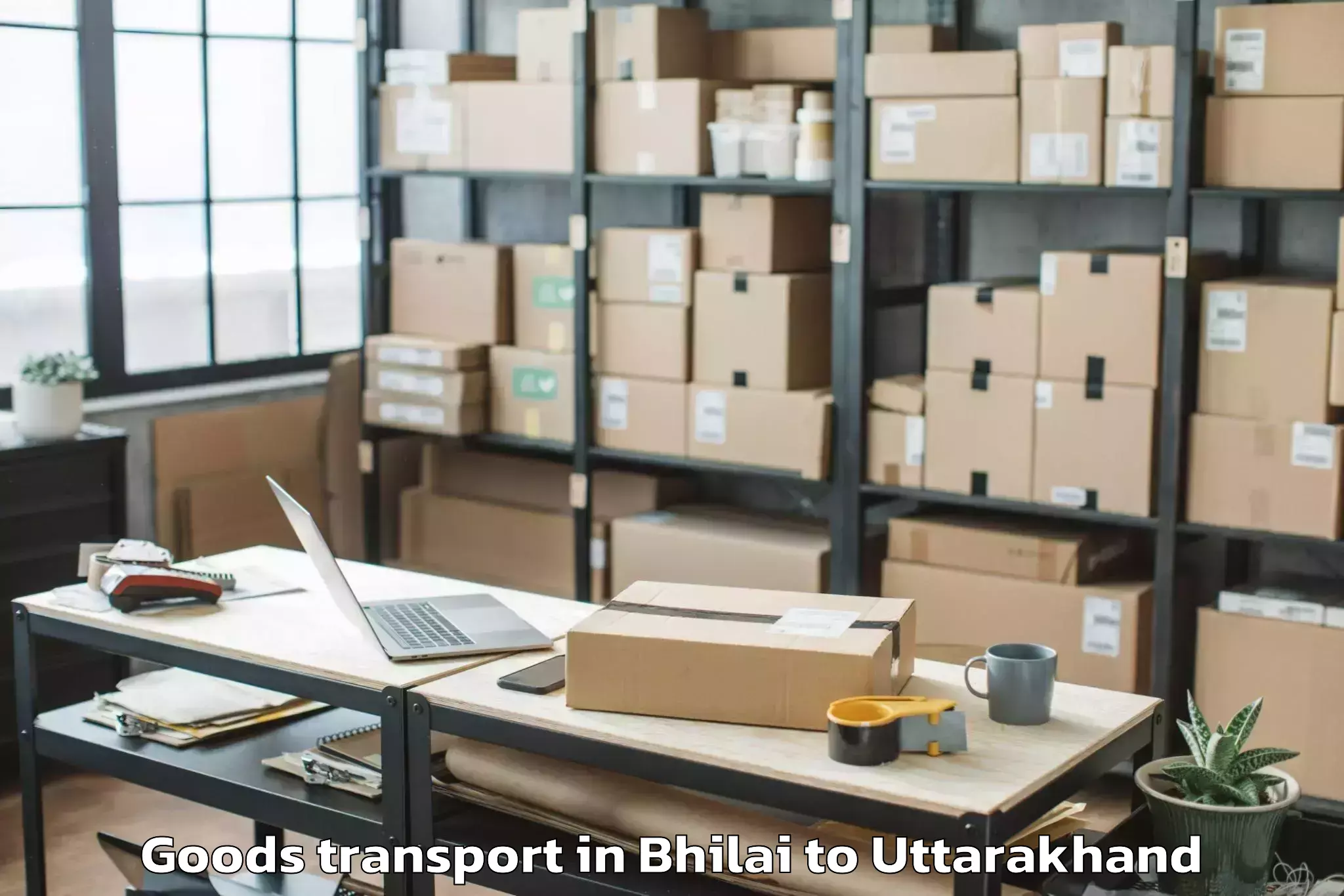 Hassle-Free Bhilai to Chaukhutiya Goods Transport